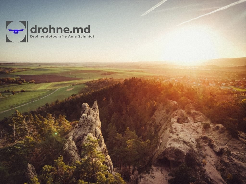 Hamburger Wappen im Sonnenaufgang